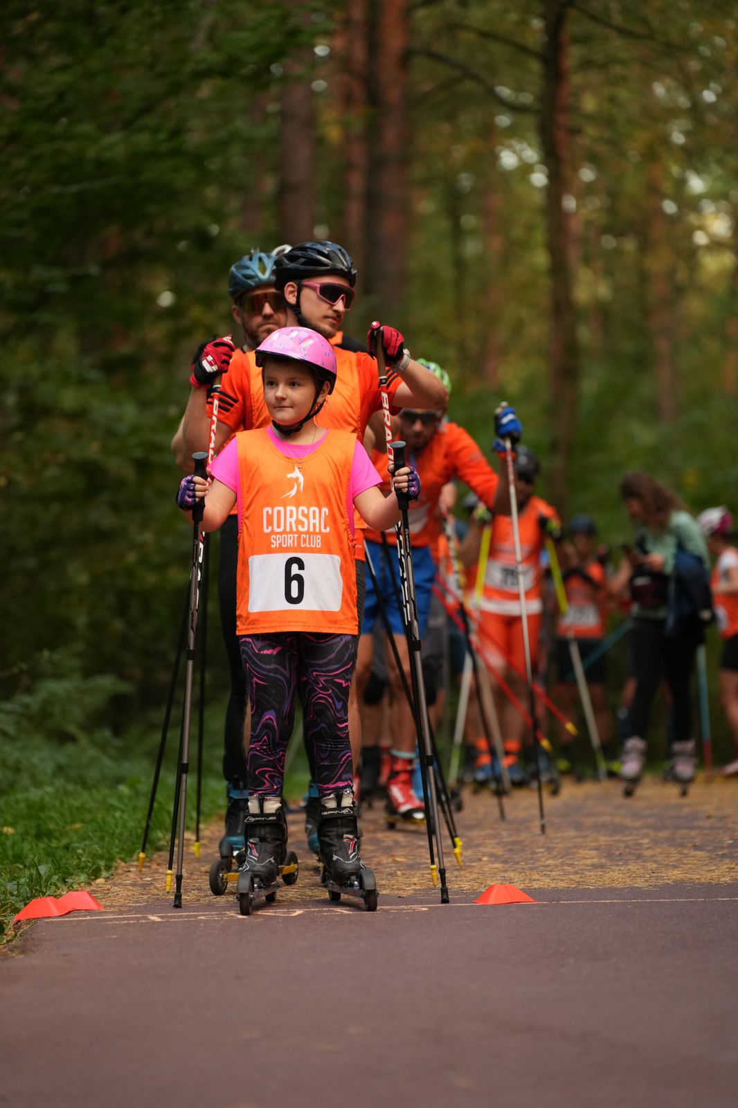 Контрольная тренировка на лыжероллерах Corsac sport club