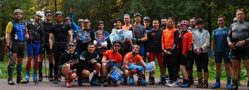 Контрольная тренировка на лыжероллерах Corsac sport club