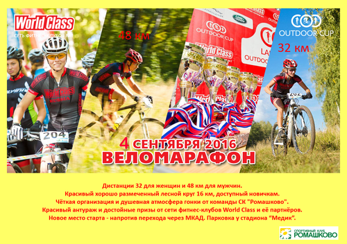 Велогонка World Class Outdoor Cup 2016